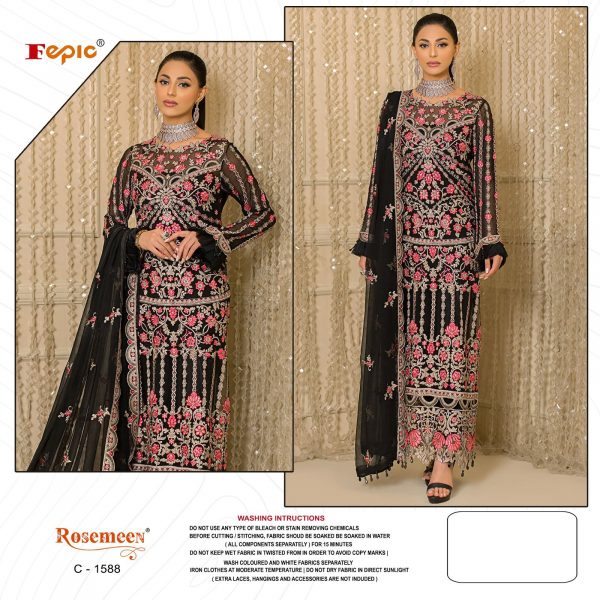 FEPIC C 1588 ROSEMEEN PAKISTANI SUITS