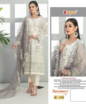 FEPIC C 1590 ROSEMEEN PAKISTANI SALWAR SUITS