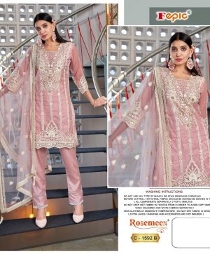 FEPIC C 1592 B ROSEMEEN PAKISTANI SUITS