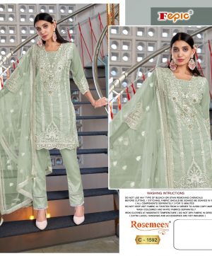 FEPIC C 1592 ROSEMEEN PAKISTANI SUITS