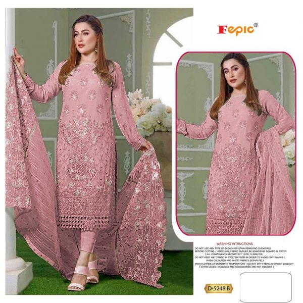 FEPIC D 5248 ROSEMEEN PAKISTANI SUITS IN COLOURS