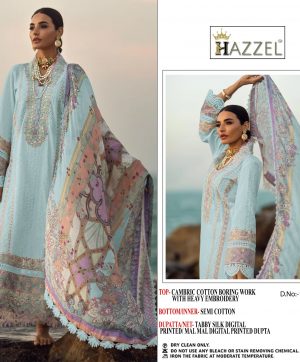 HAZZEL 107 C PAKISTANI SUITS MANUFACTURER