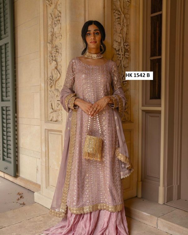 HK 1542 B DESIGNER SUITS MANUFACTURER IN INDIA