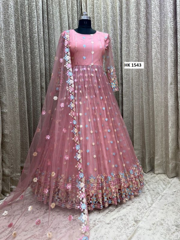 HK 1543 DESIGNER GOWN MANUFACTURER