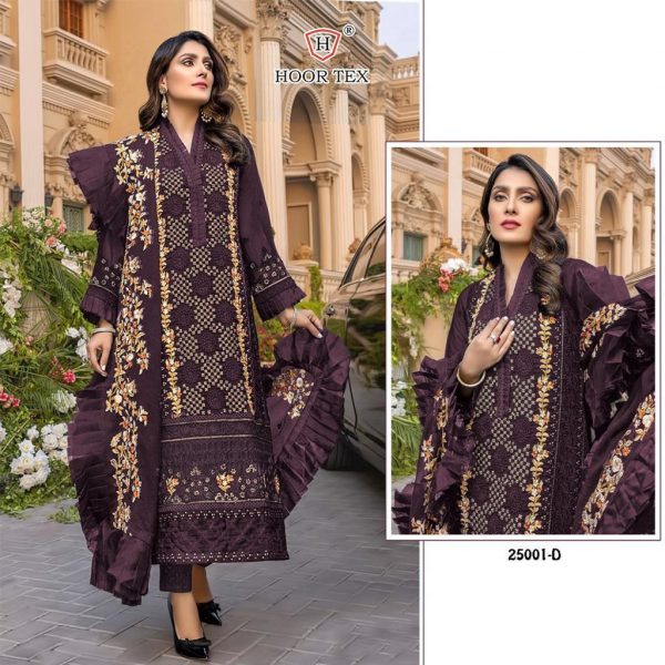 HOOR TEX 25001 D PAKISTANI SALWAR SUITS