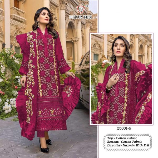 HOOR TEX 25001 P PAKISTANI SALWAR SUITS