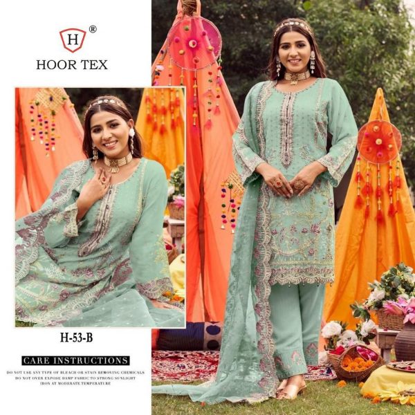 HOOR TEX H 53 PAKISTANI SUITS IN INDIA