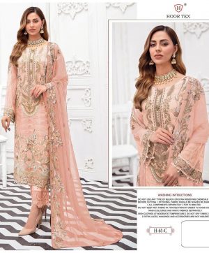 HOOR TEX H 61 C PAKISTANI SALWAR SUITS