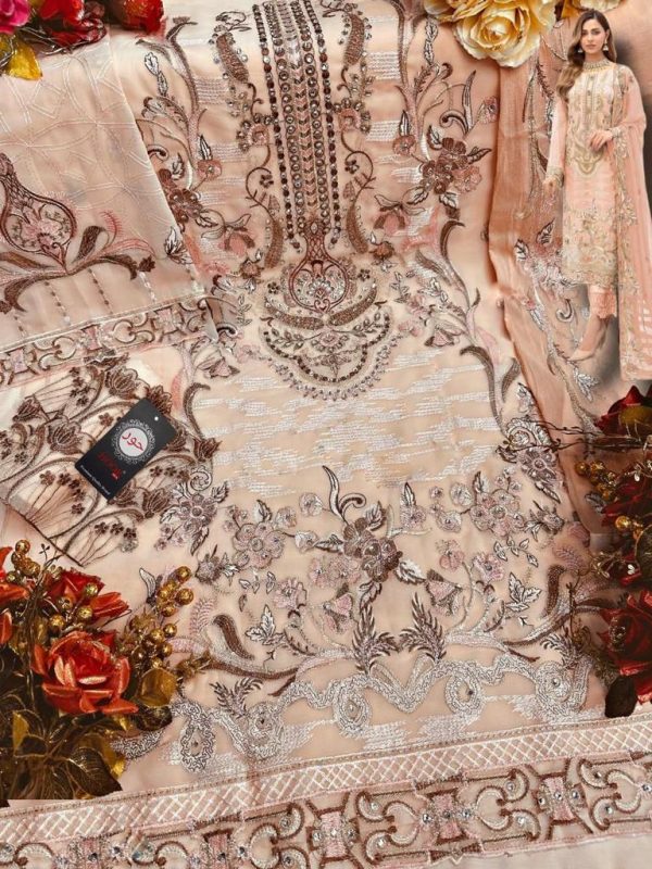 HOOR TEX H 61 C PAKISTANI SALWAR SUITS