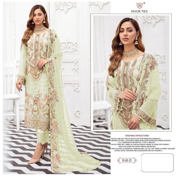 HOOR TEX H 61 D PAKISTANI SALWAR SUITS