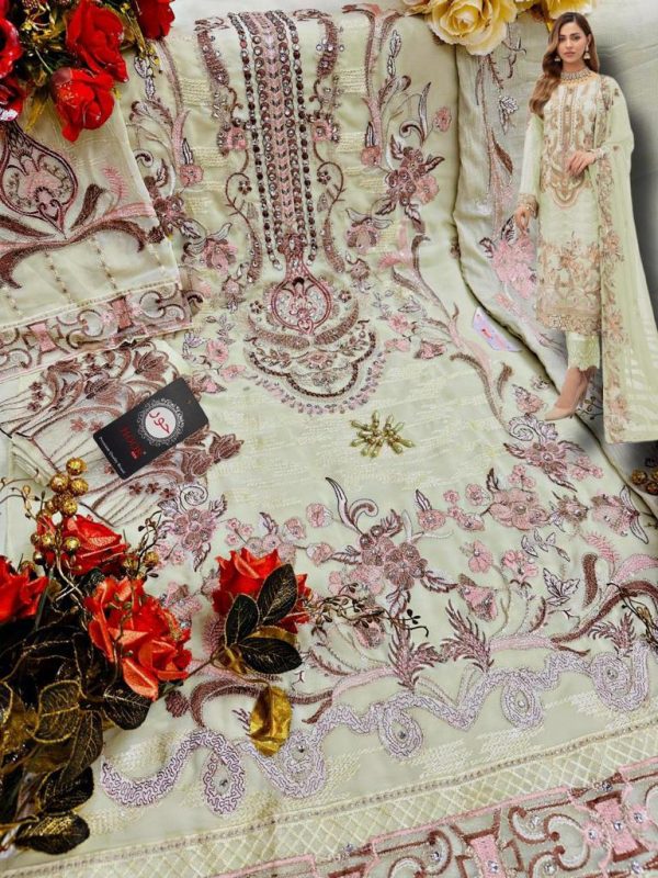 HOOR TEX H 61 D PAKISTANI SALWAR SUITS