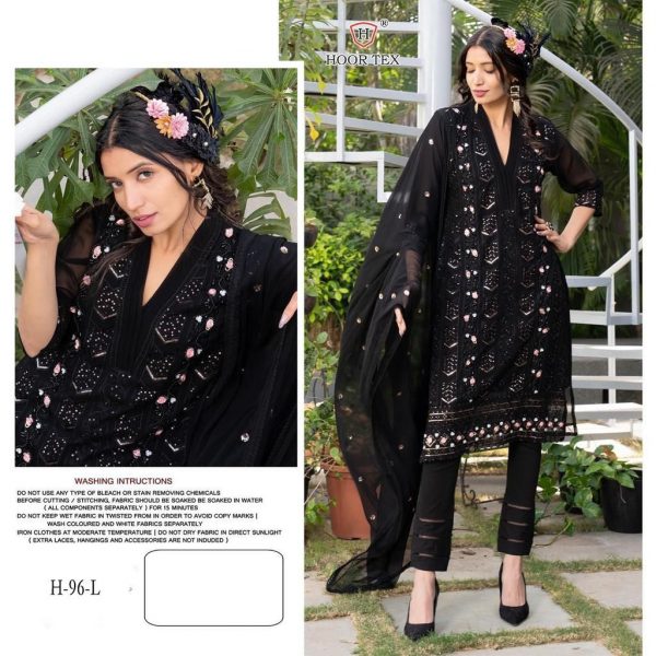 HOOR TEX H 96 H TO L PAKISTANI SUITS WHOLESALE