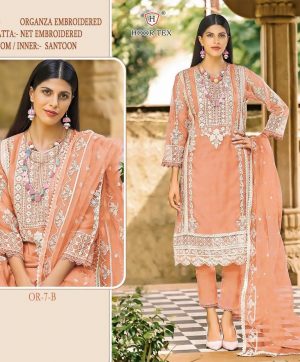 HOOR TEX OR 7 B PAKISTANI SUITS MANUFACTURER