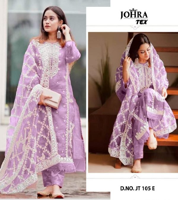 JOHRA TEX JT 105 E PAKISTANI SUITS IN INDIA