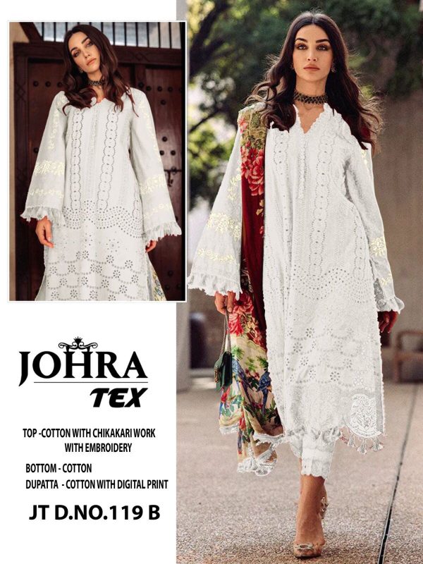 JOHRA TEX JT 119 B PAKISTANI SALWAR SUITS