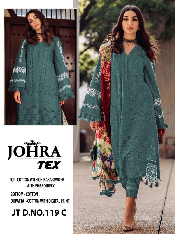 JOHRA TEX JT 119 C PAKISTANI SALWAR SUITS