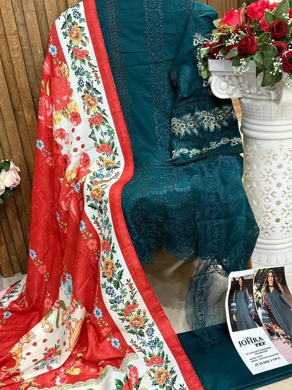 JOHRA TEX JT 119 C PAKISTANI SALWAR SUITS