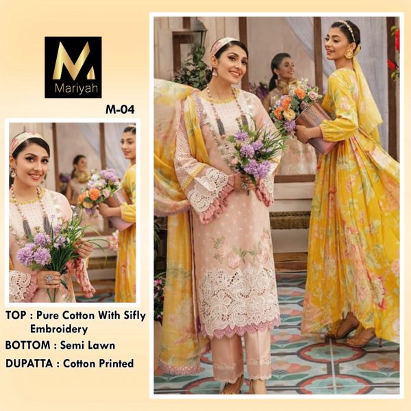 MARIYAH DESIGNER M 04 PAKISTANI SUITS