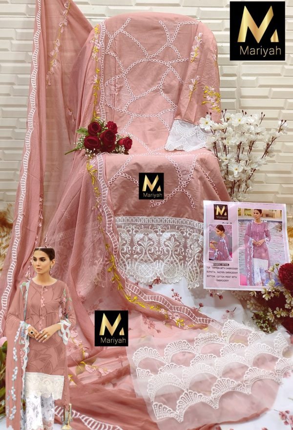 MARIYAH DESIGNER M 161 B PAKISTANI SUITS