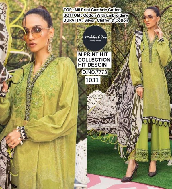 MEHBOOB TEX 1031 M PRINT HIT PAKISTANI SUITS