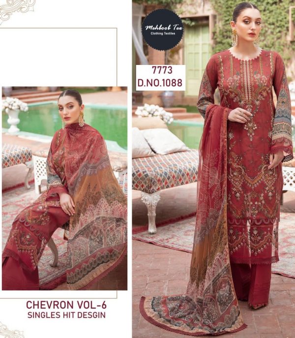 MEHBOOB TEX 1088 CHEVRON VOL 6 SALWAR SUITS