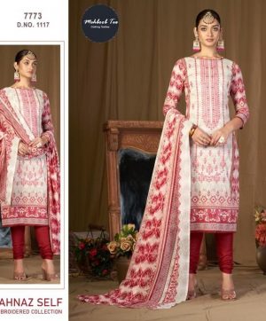 MEHBOOB TEX 1117 SAHNAZ SELF SALWAR SUITS