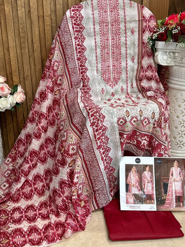 MEHBOOB TEX 1117 SAHNAZ SELF SALWAR SUITS