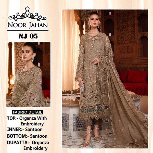 NOOR JAHAN NJ 05 SALWAR SUITS WHOLESALE