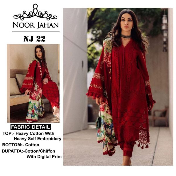 NOOR JAHAN NJ 22 PAKISTANI SALWAR SUITS