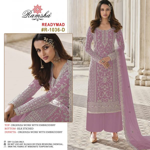 RAMSHA FASHION R 1036 D READYMADE SUITS