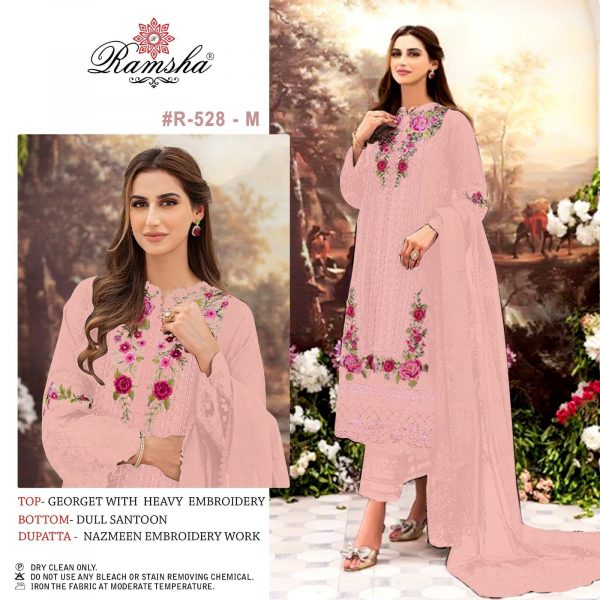 RAMSHA FASHION R 528 M PAKISTANI SUITS