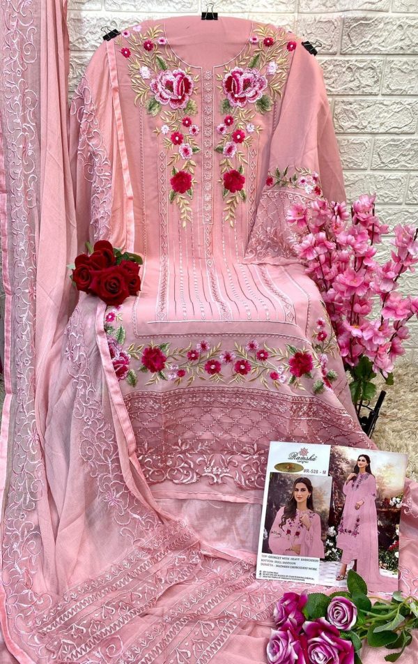 RAMSHA FASHION R 528 M PAKISTANI SUITS