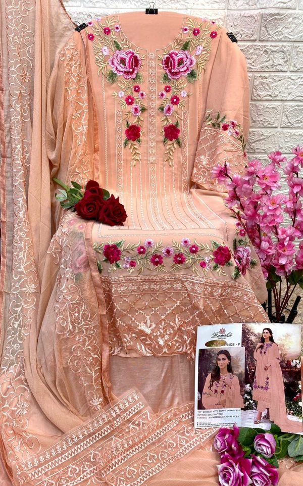 RAMSHA FASHION R 528 P PAKISTANI SUITS