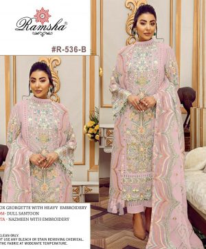 RAMSHA FASHION R 536 B PAKISTANI SUITS