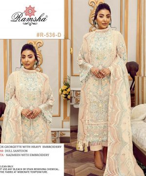 RAMSHA FASHION R 536 D PAKISTANI SUITS