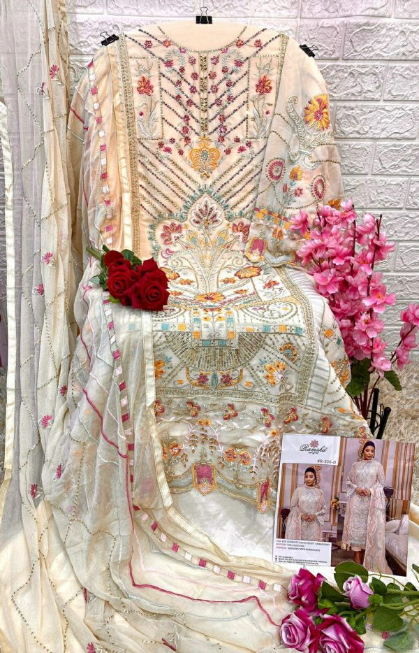 RAMSHA FASHION R 536 D PAKISTANI SUITS