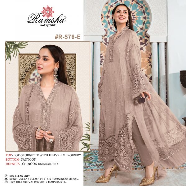 RAMSHA FASHION R 576 E PAKISTANI SUITS IN INDIA