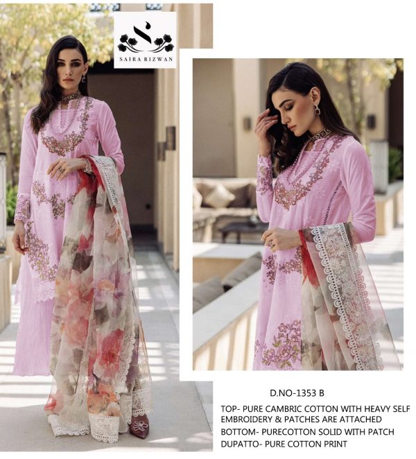 SAIRA RIZWAN 1353 B PAKISTANI SUITS IN INDIA