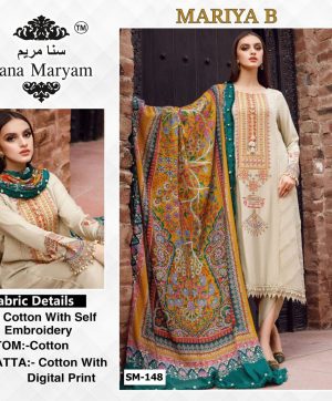 SANA MARYAM SM 148 MARIYA B PAKISTANI SUITS