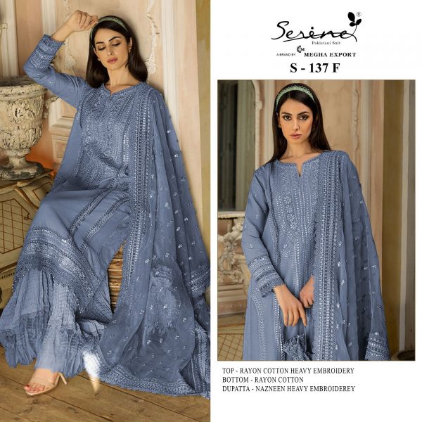 SERINE S 137 F PAKISTANI SALWAR SUITS