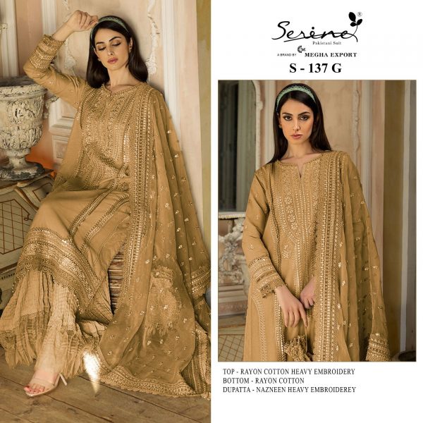 SERINE S 137 G PAKISTANI SALWAR SUITS