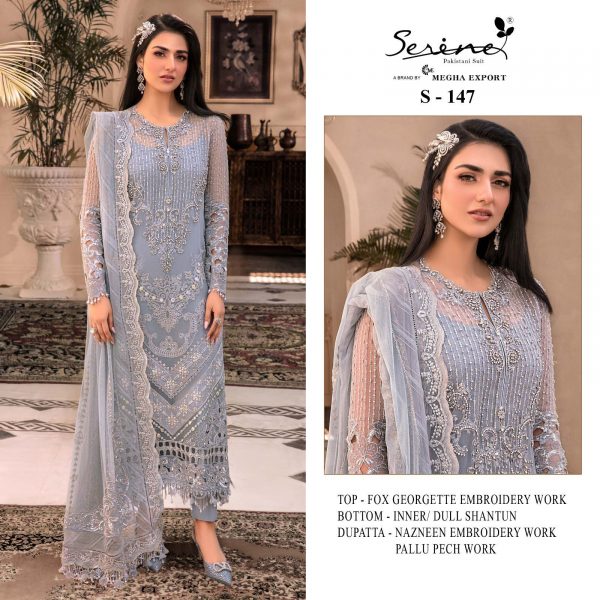 SERINE S 147 PAKISTANI SALWAR SUITS