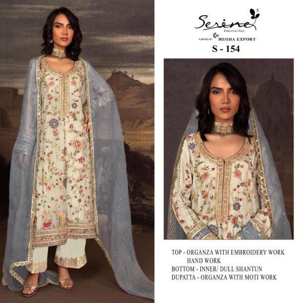 SERINE S 154 PAKISTANI SALWAR SUITS