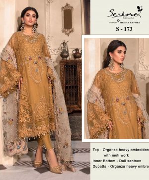 SERINE S 173 PAKISTANI SUITS MANUFACTURER