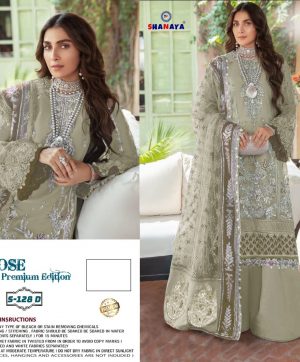 SHANAYA FASHION S 128 D ROSE PAKISTANI SUITS