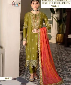 SHREE FABS 3084 MARIYA B EMBROIDERED VOL 1 SUITS