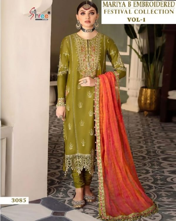 SHREE FABS 3084 MARIYA B EMBROIDERED VOL 1 SUITS