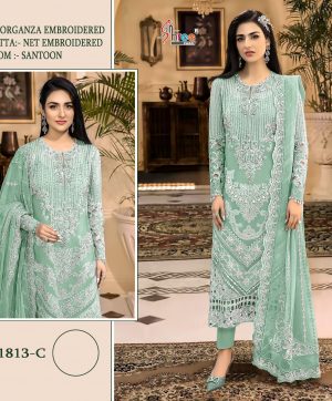 SHREE FABS K 1813 C PAKISTANI SALWAR SUITS