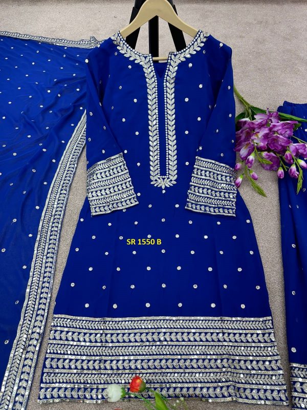 SHREE HARI SR 1550 B DESIGNER SUITS MANUFACTURER