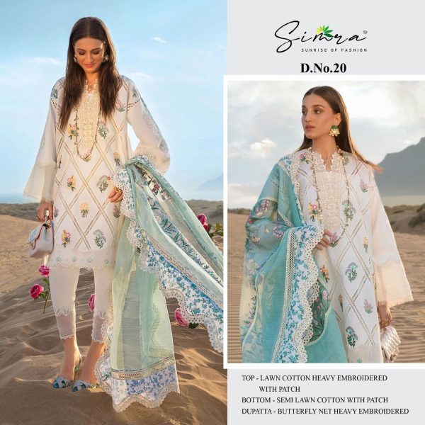 SIMRA 20 PAKISTANI SUITS MANUFACTURER